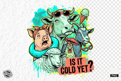 Farm Animals PNG Sublimation - Summer Animal Product Image 1