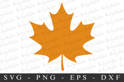 Leave Svg | Fall Svg | Svg Cut File Product Image 1