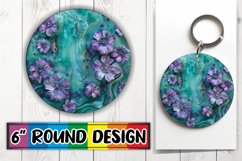 Garden of Flowers Round Design Spring Awakening Product Image 1