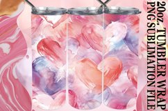 Love Pattern Tumbler Decor - Valentine&#039;s Wrap Product Image 1