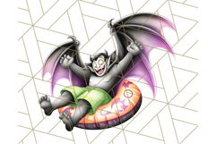 Summerween Beach Party Clipart PNG, Halloween Beach Art Product Image 2