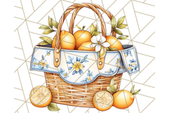Mediterranean Cottagecore Kitchen PNG Clipart with Lemons Product Image 2