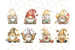 Summer Garden Gnomes Clipart PNG, Summer Country Gnomes Png Product Image 2