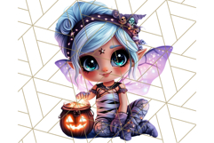 Halloween Fairy Clipart PNG, Cute Chibi Fairy Art Clip Art Product Image 2