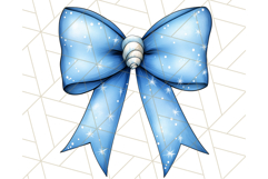 Watercolor Summer Bow Clipart PNG, Coquette Bright Bow Png Product Image 2