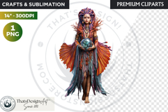 Deep Sea Fantasy Clipart PNG, Mermaid, ocean mythology Product Image 1
