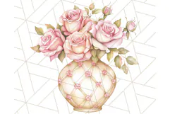 Pastel Tea Clip Art PNG with Sweets and Floral Accents Png Product Image 2