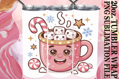 Bright Reflections 20oz tumbler wrap, Cute Christmas Product Image 1