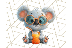 Tropical Fruit Party Animals PNG Clipart, Cute Summer Animal Product Image 2