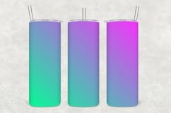 Ombre Gradient Tumbler Wrap Sublimation Product Image 1