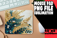 ENCHANTED MOUSE PAD SUBLIMATION STYLE, 3D Flower Product Image 1