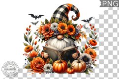 Halloween Gnome Sublimation - Clipart PNG Design Product Image 1