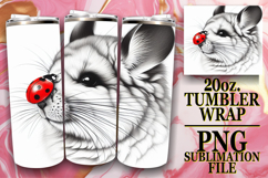 SWEET HARMONY 20oz TUMBLER WRAP, Cute Animals Product Image 1