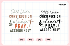 Funny Christian Saying SVG | Still Under Construction Product Image 3