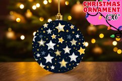 Cosmic Holiday Delights: Star Sublimation Art Product Image 1