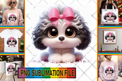 Timeless PNG Sublimation Magic, 3D Dog Product Image 1