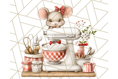 Cottagecore Kitchen Mixer, Apron PNG Clipart, Retro Floral Product Image 2