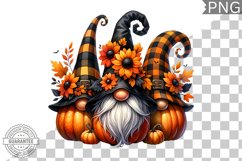 Halloween Gnome Sublimation - Clipart PNG Design Product Image 1