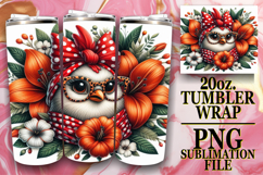 Unique adventures 20oz tumbler wrap, Cute Animals Product Image 1