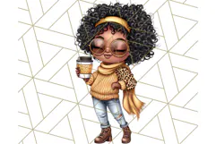 Sassy Mom Coffee PNG Clipart, Messy Bun Mom Life PNGs Product Image 5