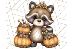 Woodland Autumn Parade Clipart PNG Fall Animals Product Image 2