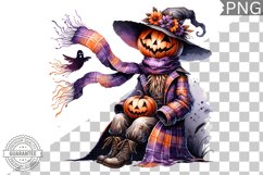 Halloween Scarecrow Sublimation - Clipart PNG Design Product Image 1