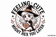 Feeling Cute Svg | Halloween Svg | Svg Cut Files Product Image 1