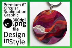 Vibrant Embroidered Pattern Keychains Product Image 1