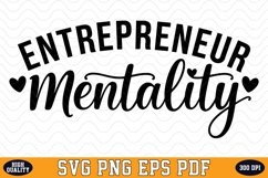Entrepreneur Mentality SVG | Quotes | SVG Cut files Product Image 1