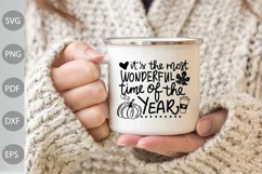 It's the Most Wonderful Time of the Year SVG Design/ Fall Product Image 3