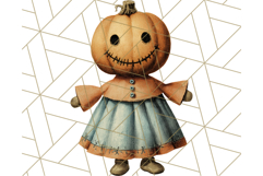 Vintage Halloween PNG Clipart, 1950s Retro Graphics Clip Art Product Image 2