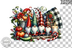 Christmas Gnome Sublimation - Clipart PNG Design Product Image 1