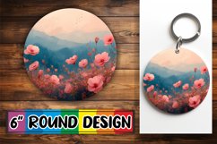 Colorful Floral Circle Sublimation Collection Product Image 1