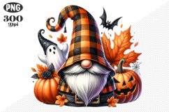 Halloween Gnomes Sublimation - Clipart PNG Design Product Image 1