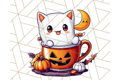 Monster Café Halloween PNG Clipart, Coffee Holiday Clip Art Product Image 2