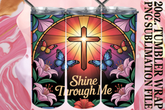 Radiant days 20oz tumbler wrap, Religious Product Image 1