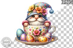 Easter Gnome Sublimation - Clipart PNG Design Product Image 1