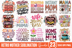 Retro Mother Sublimation Bundle PNG Product Image 1