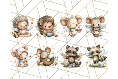 Forest Fairy Garden Creatures PNG, Whimsical Woodland Art Product Image 6