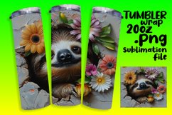 3D Wall Hole Wrap: Spring Animals and Flowers Product Image 1