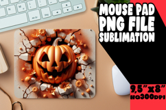 Cheerful Desk Mat Design Ideas, 3D Pumpkin Product Image 1