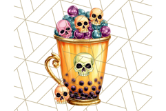 Ghost Café PNG Clipart, Cute Ghost Baristas Halloween Treats Product Image 2