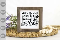 It's the Most Wonderful Time of the Year SVG Design/ Fall Product Image 2