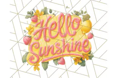 Strawberry Red Lemon Yellow Summer Clipart PNG, Summer Icons Product Image 2