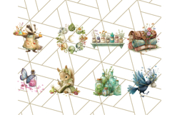 56 Enchanted Garden Healers Clipart PNG, Animal Plant Png Product Image 2