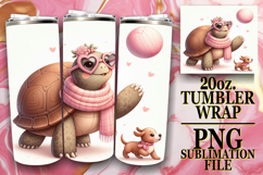 ENCHANTING GIFT 20oz TUMBLER WRAP, Turtle Product Image 1