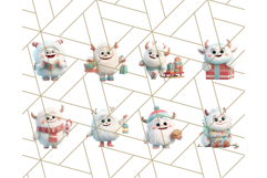 Holiday Yeti Village PNG Clipart, Cute Winter Clip Art Product Image 6