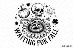 Waiting for Fall svg Design | Svg Files for Cricut Product Image 1