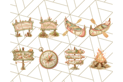 Camping Icons Clipart PNG, Adventure Outdoors Clip Art Product Image 2