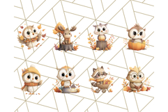 Woodland Autumn Critters PNG Clipart, Cute Fall Animals Product Image 6